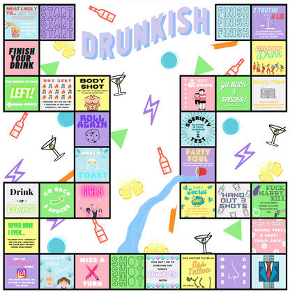DRUNKISH Board Game