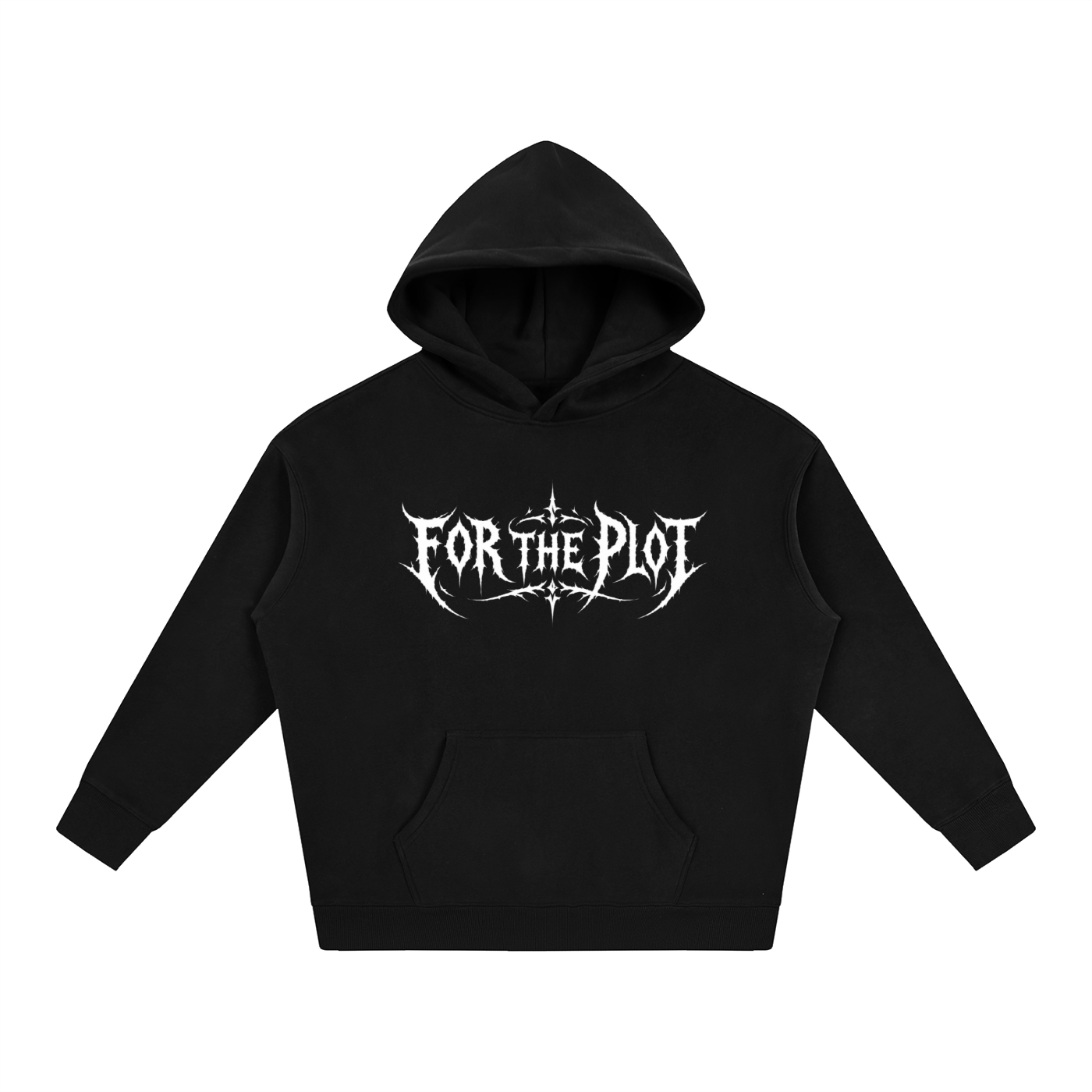 For the Plot Hoodie - Black
